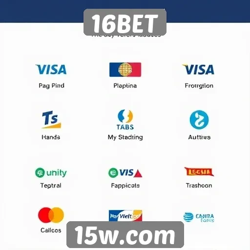 Métodos de pagamento disponíveis no 16BET