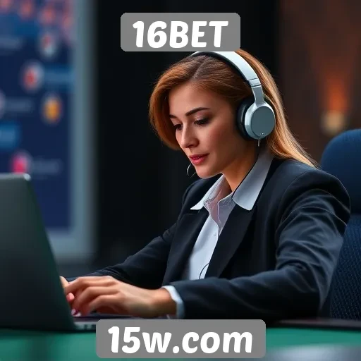 Acesso ao suporte ao cliente no 16BET